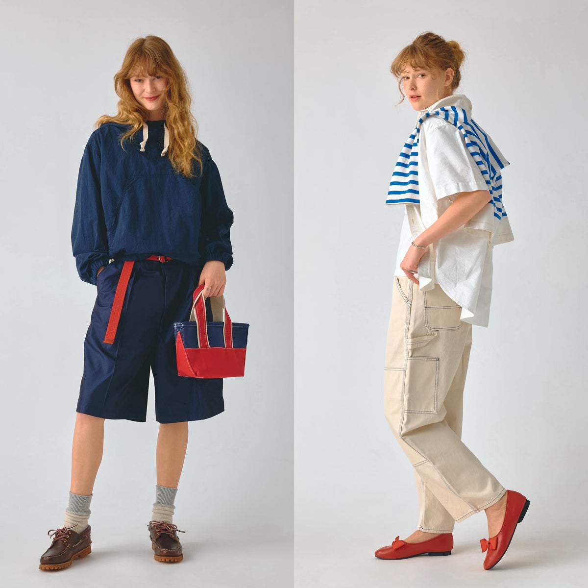 トップス Yarmo / Smock Top beams boy BEAMS BOY（ビームスボーイ）の「Yarmo/ Cropped Tabard Gingham